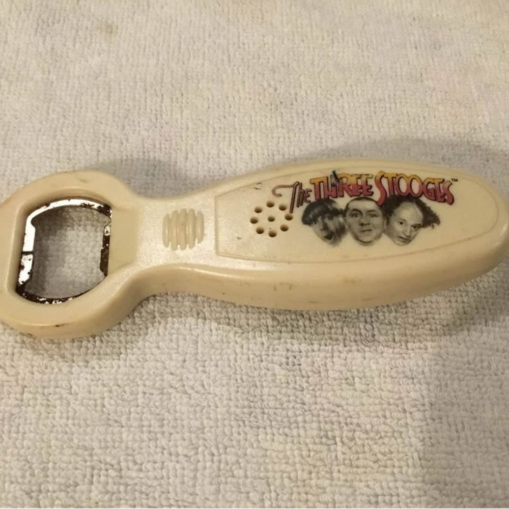The Three Stooges Cream Bottle Opener